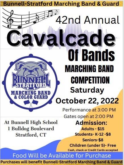 Cavalcade of Bands Saturday 10/22 | Bunnell High School