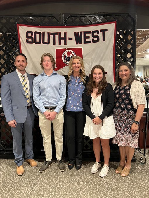 Congratulations to Mia DiPronio (Scholar Leader and Unified Partner) and Ryan McLaughlin (Scholar Leader) on being recognized at the SWC Leadership Banquet 
