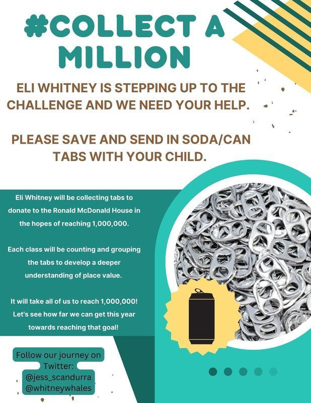 Donate tabs from cans for Ronald McDonald House